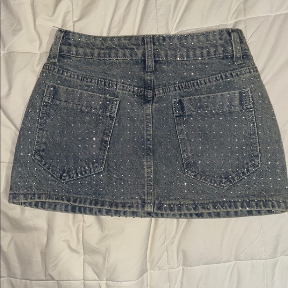 Missguided Rhinestone Mini Skirt - Picture 3 of 3